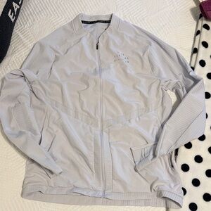 Nike Chalk White Mens Running Jacket Large
